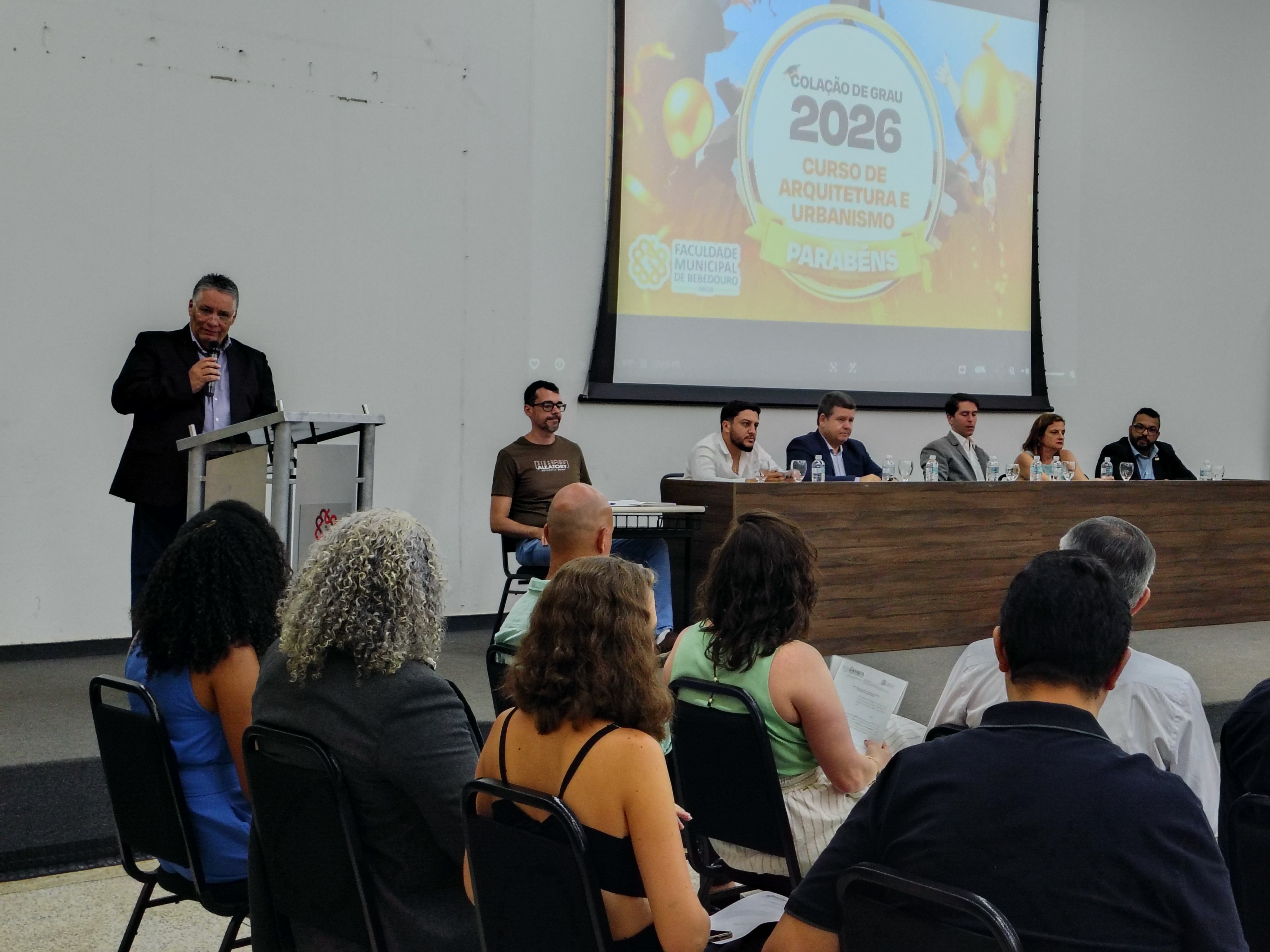 Colação de grau da Turma Série Dourada de Arquitetura e Urbanismo