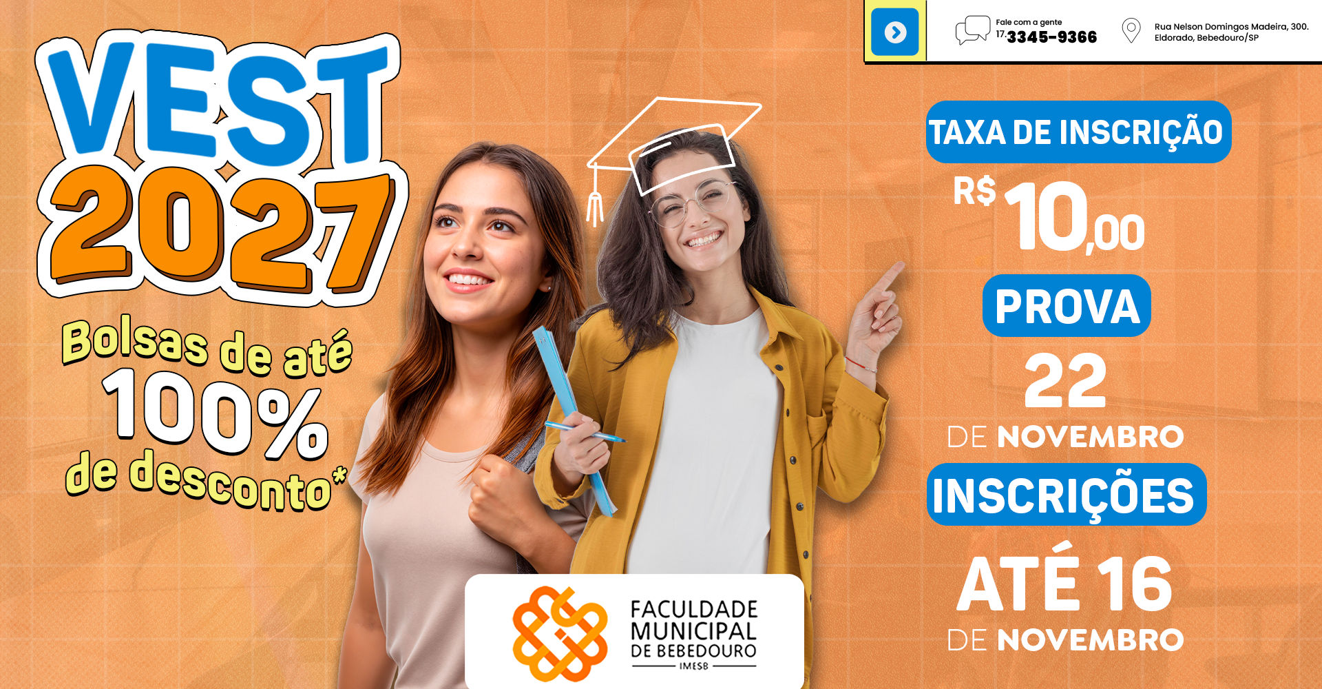 Vestibular Agendado IMESB 2027