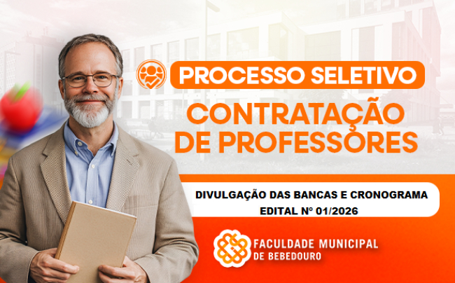 Divulgação da Banca Avaliadora e do Cronograma – Edital nº 01/2026
