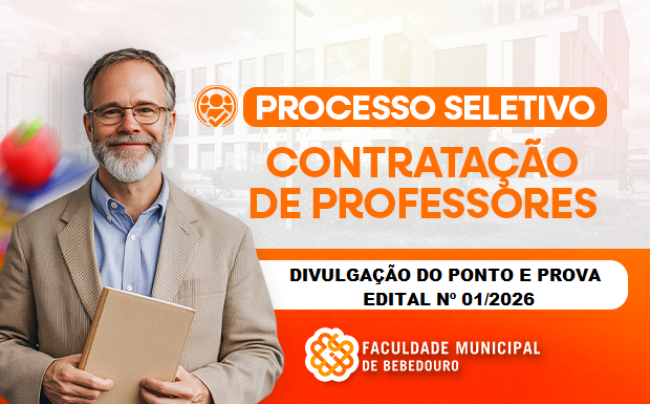 Divulgação do Ponto e da Prova Didática – Edital nº 01/2026