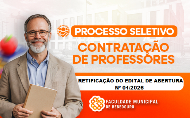 Retificação do Edital de Abertura nº 01/2026
