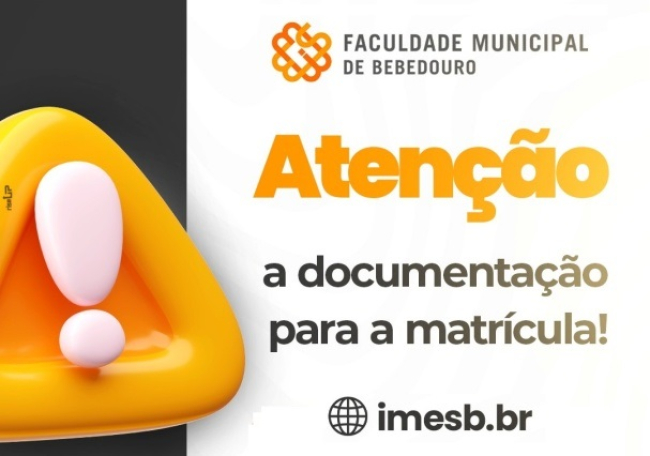Vestibular 2026 – Matrícula dos Aprovados