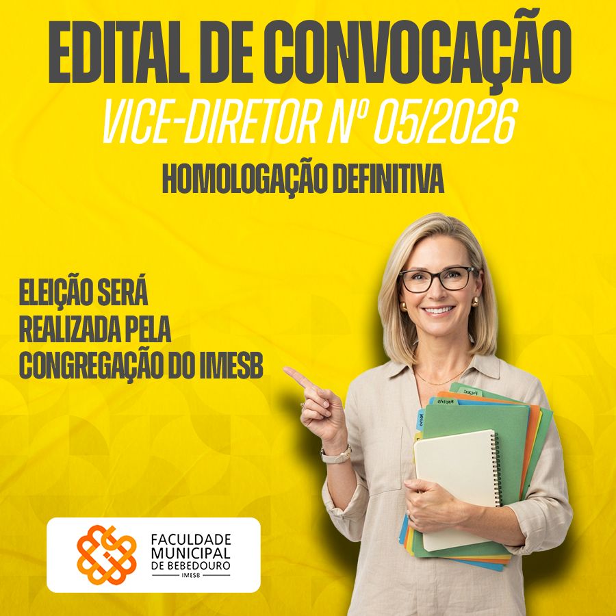 Homologada definitivamente candidatura para a Vice-Direção do IMESB